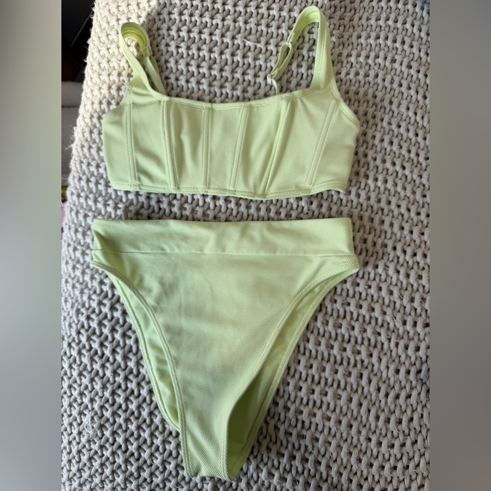 Lime Green Bikini Set